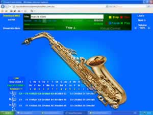 Virtual saxofone alto