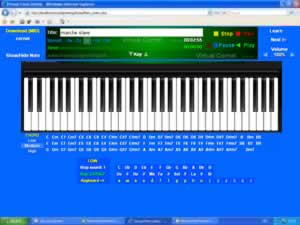 Virtual piano