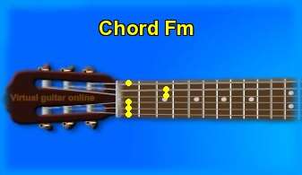 guitar chord Fm 