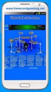 App virtual electric drum