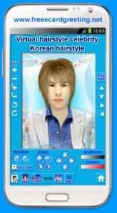 App virtual korean hairstyle men