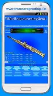 App virtual soprano saxophone