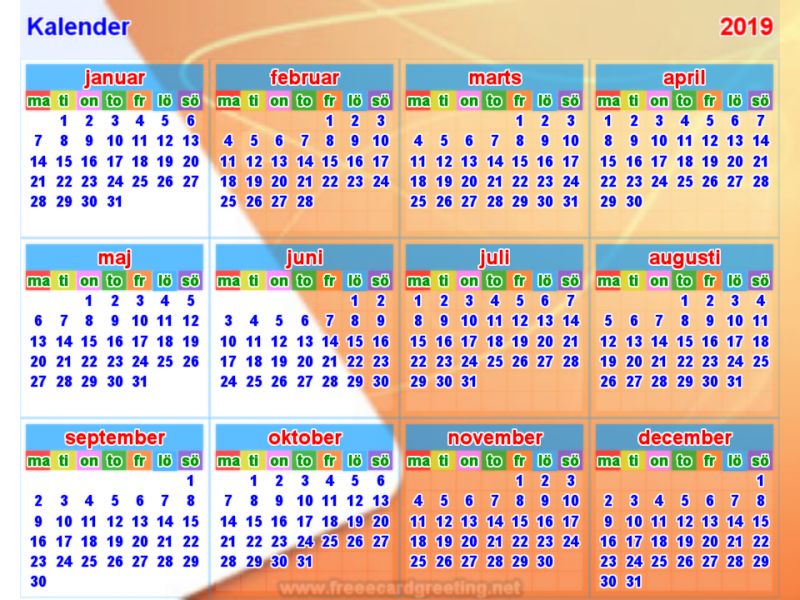 Kalender   2019