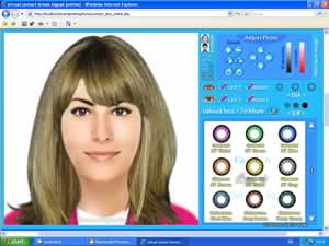 Virtual contact lens