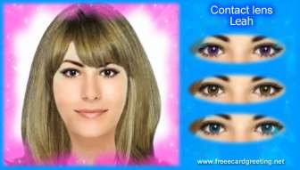 Color Contact lens Leah