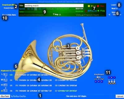french horn online