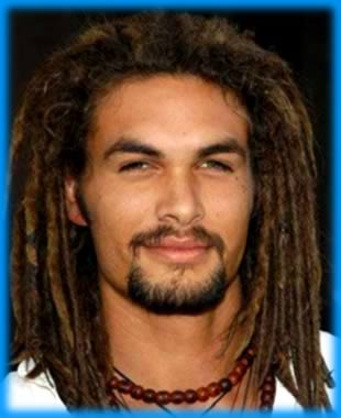 Wavy long hairstyle for men
