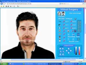 Virtual face smooth
