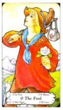 tarot card deck hanson roberts THE FOOL