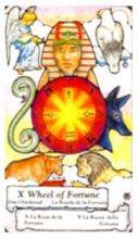 tarot card deck hanson roberts WHEEL OF FORTUNE