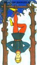 tarot card deck morgan greerTHE HANGED MAN