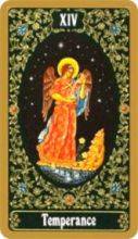 tarot card deck russian TEMPERANCE