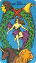 tarot card deck morgan greerTHE WORLD