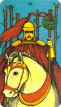tarot card deck morgan greerTHE SIXS OF WANDS