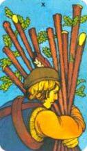 tarot card deck morgan greerTHE TENS OF WANDS