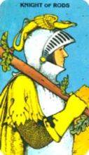 tarot card deck morgan greerTHE KNIGHTS OF WANDS