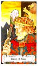 tarot card deck hanson roberts THE KINGS OF WANDS