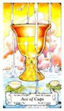 tarot card deck hanson roberts THE ACE OF CUPS