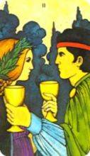 tarot card deck morgan greerTHE TWO OF CUPS