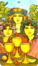 tarot card deck morgan greerTHE THREE OF CUPS