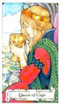 tarot card deck hanson roberts THE QUEENS OF CUPS