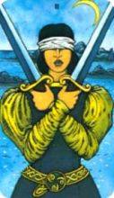 tarot card deck morgan greerTHE TWO OF SWORDS