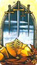tarot card deck morgan greerTHE FOUR OF SWORDS