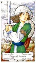 tarot card deck hanson roberts THE PAGES OF SWORDS