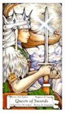 tarot card deck hanson roberts THE QUEENS OF SWORDS