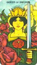 tarot card deck morgan greerTHE QUEENS OF SWORDS
