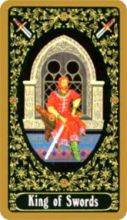 tarot card deck russian THE KINGS OF SWORDS