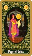 tarot card deck russian THE PAGES OF PENTACLES