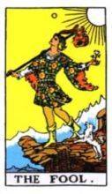 tarot card deck rider waite THE FOOL