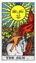 tarot card deck rider waite THE MOON
