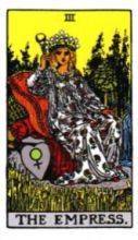 tarot card deck rider waite THE EMPRESS