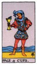 tarot card deck rider waite THE PAGES OF CUPS