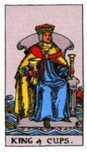 tarot card deck rider waite THE KINGS OF CUPS